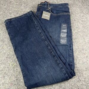 Eddie Bauer Men's Classic Straight Fit Jeans Size 36x34 Blue Used